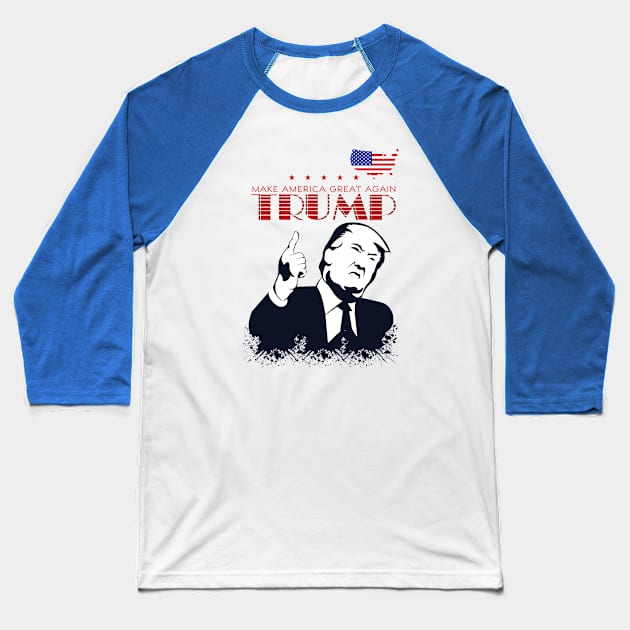 trump make america great again Baseball T-Shirt by CloudyStars